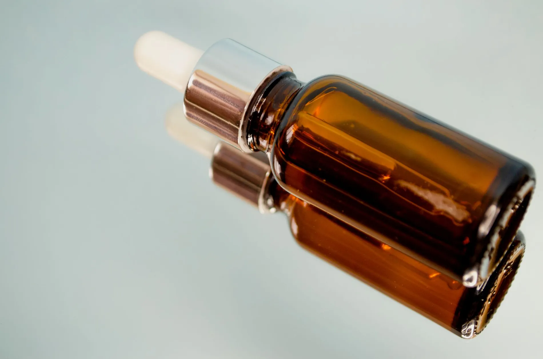 Amber dropper bottle